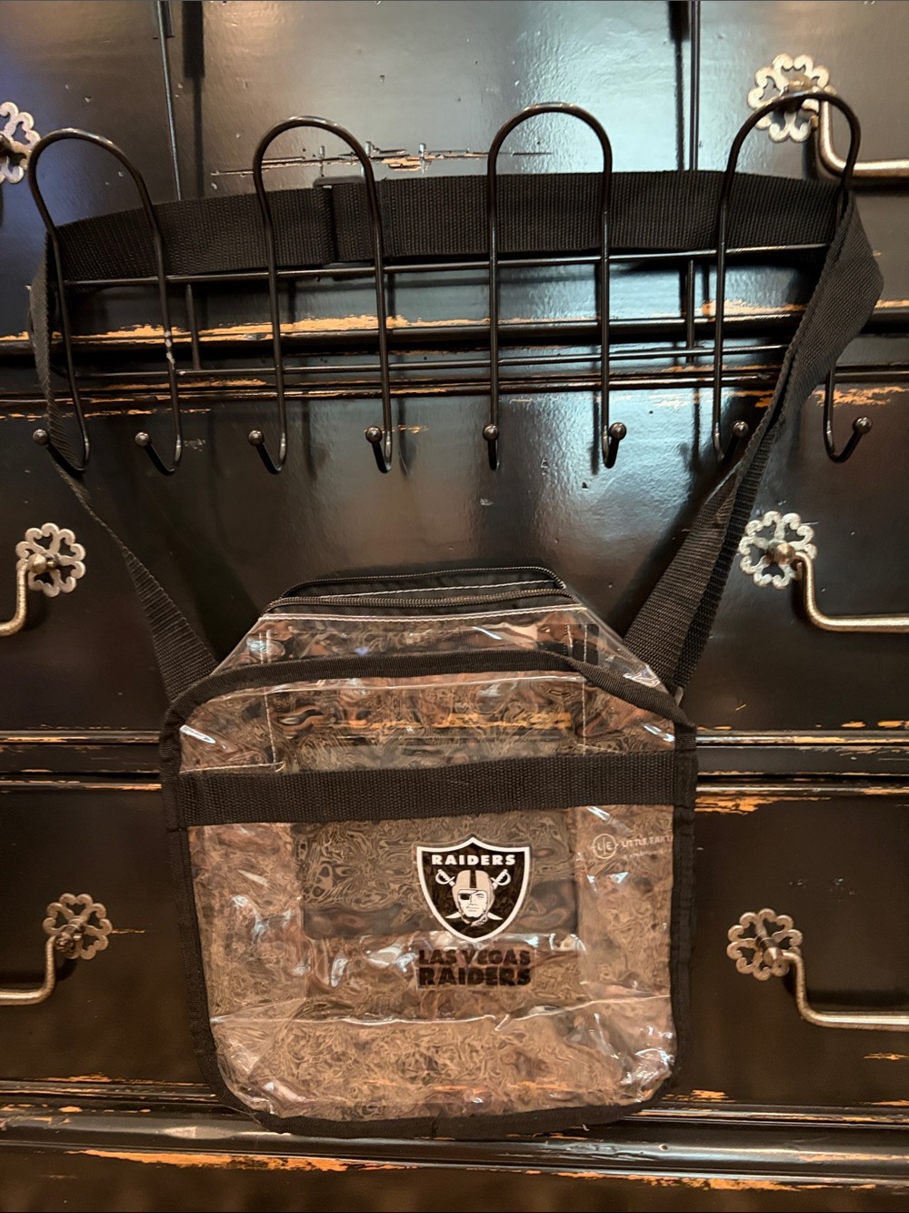 Clear Belt Bag with Black Trim